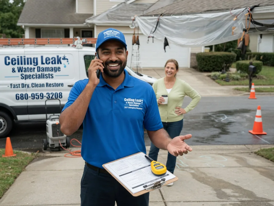 Ceiling Leak Cleanup Ladysmith, WI FAQs